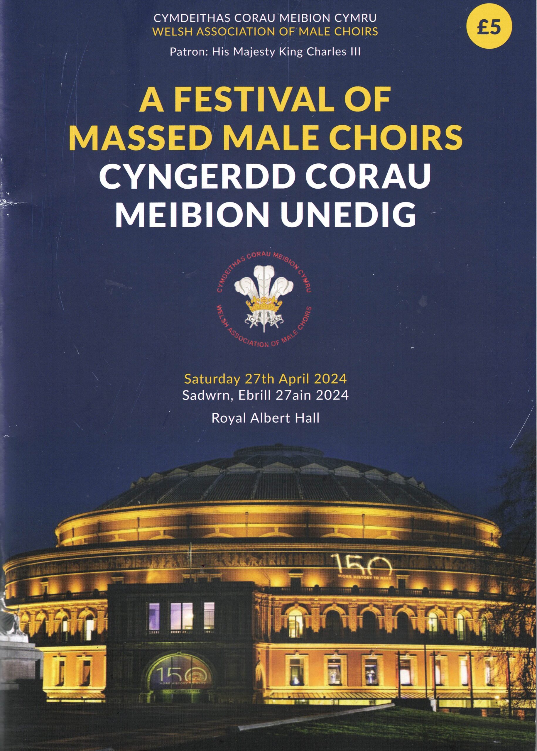 Festival of Massed Male Choirs (Welsh Association of Male Choirs) at ...